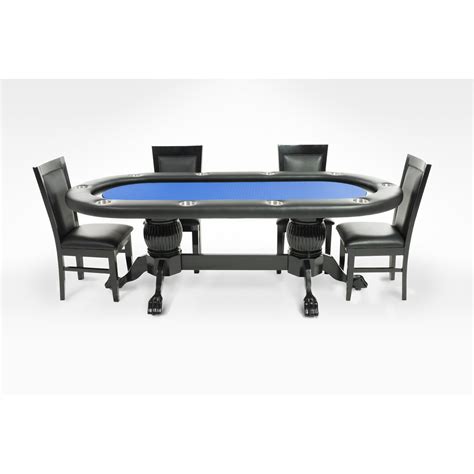 BBO Poker Elite 8 Piece Poker Dining Table Set with Dining Chairs | Wayfair