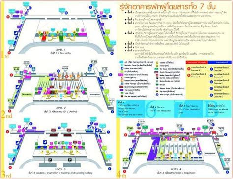 Suvarnabhumi Bangkok Airport Map & Guide