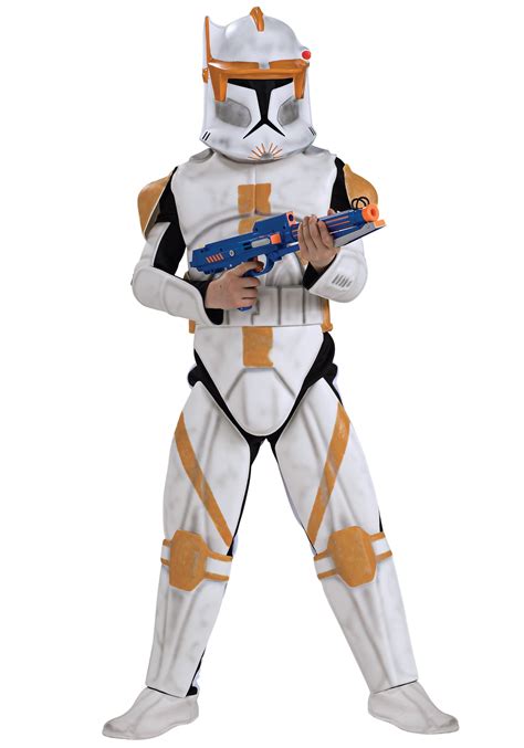 Deluxe Yellow Clone Trooper Commander Cody - Deluxe Halloween Star Wars ...