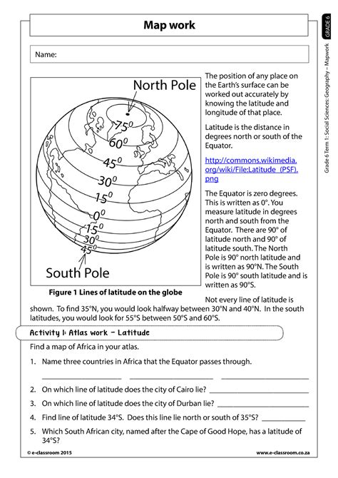 Grade 7 Geography Term 2 Worksheets