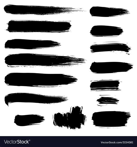 Brush stroke Royalty Free Vector Image - VectorStock