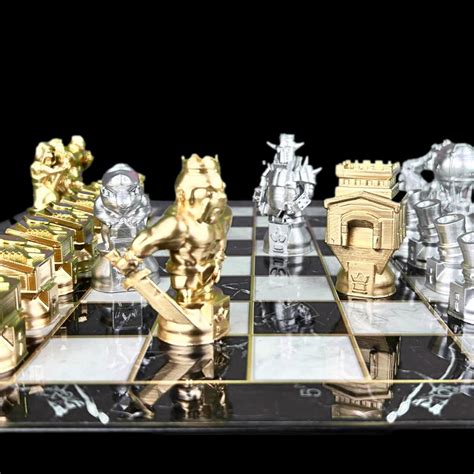 Clash of War Chess Set With Customized Coc Chessboard Limited Edition ...