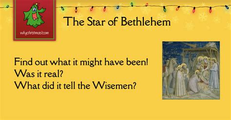 The Star of Bethlehem - WhyChristmas.com