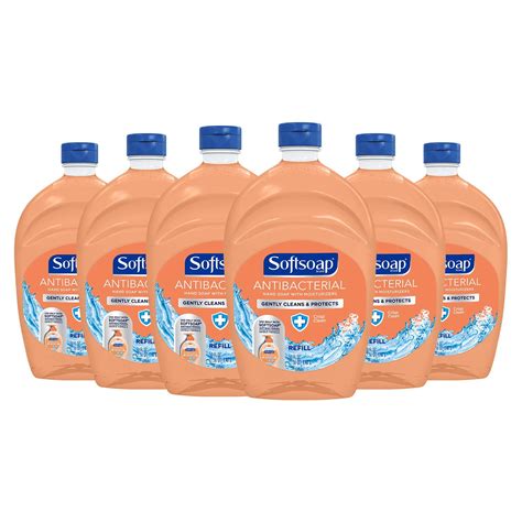 SOFTSOAP Antibacterial Liquid Hand Soap Refill, Crisp Clean, 50 Ounce ...