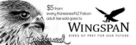 Kārearea NZ Falcon Conservation | Tumbleweed Tees