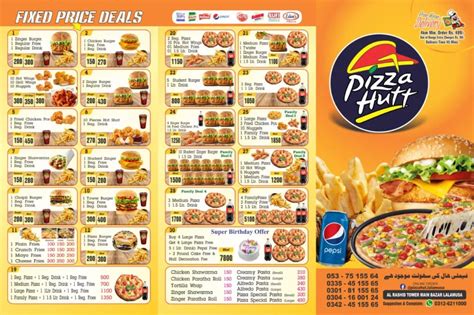 Pizza Hut Menu With Updated Prices in South Africa 2024 – menu za