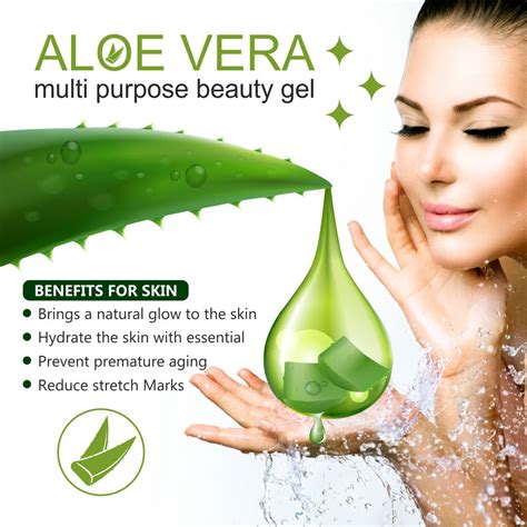 Aloe Vera Gel for Face and Hair - LA Organo