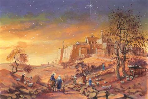 Journey To Bethlehem Painting at PaintingValley.com | Explore ...