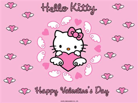 Mimmy and Hello Kitty: Wallpaper Hello Kitty Valentine's Day