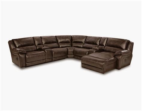 Leather sectional sofa chaise recliner - Hawk Haven