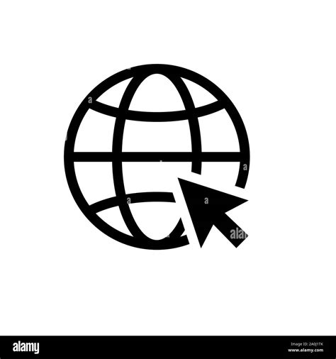 Internet icon. Go to web sign. Internet symbol Stock Vector Image & Art ...