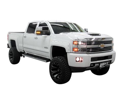 2014-2018 Chevrolet Silverado 1500 Fender Flare Set - Bolt Style (78.8 ...