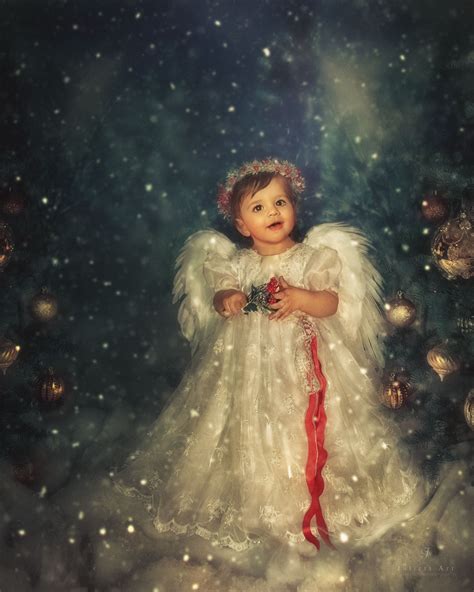 christmas angel, vintage christmas, snow angel, art, juliettphotography ...