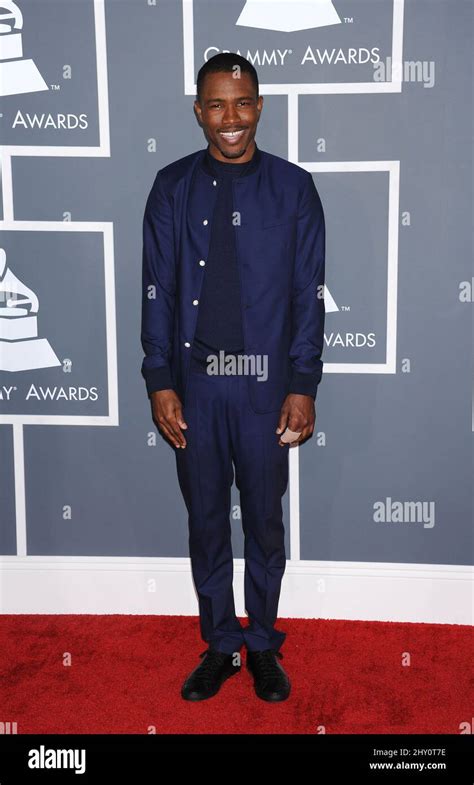 Frank Ocean arriving for The 55th Annual Grammy Awards held at Staples ...