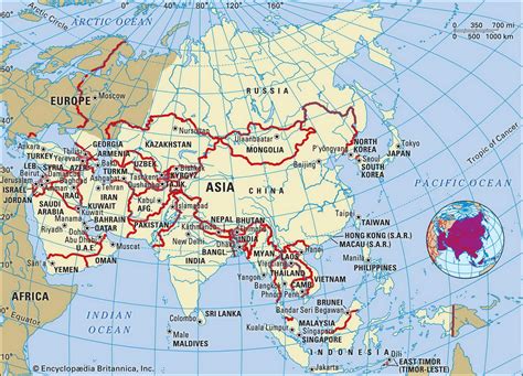 World Map Asia Countries - United States Map