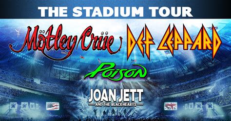 The Stadium Tour Summer 2020: Mötley Crüe, Def Leppard, with Poison and ...