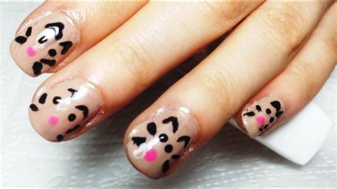 Super Cute & Easy Cat Nail Art Tutorial | CuteNailArt - YouTube