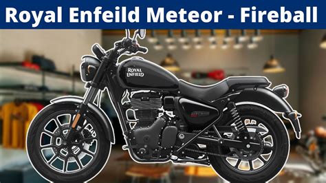 Royal Enfield Meteor 350 Fireball Black Review|| - YouTube