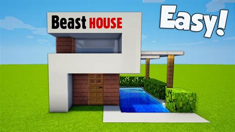 i finally made a house in MINECRAFT - YouTube