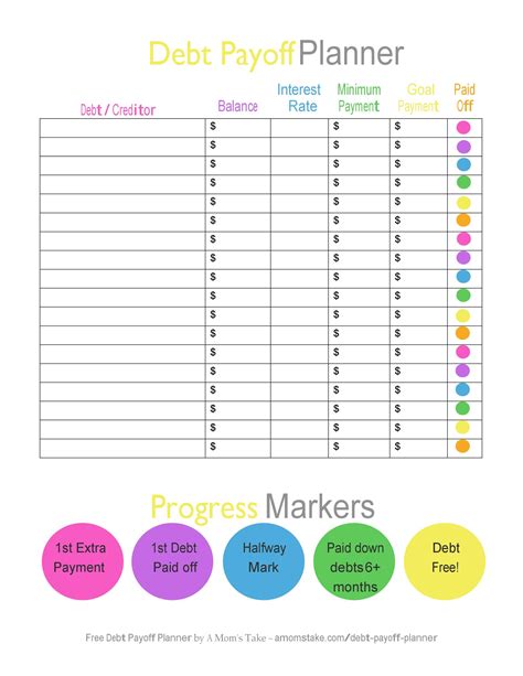 38 Debt Snowball Spreadsheets, Forms & Calculators