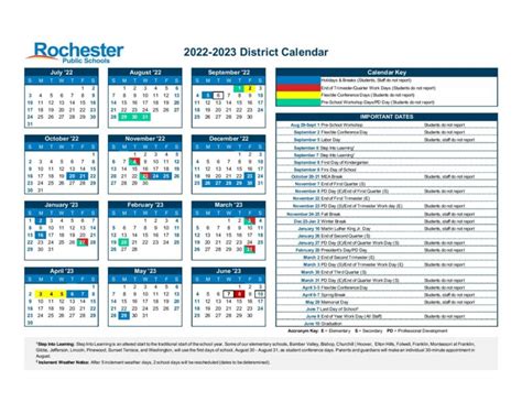 Rochester School Calendar 2024 - selma steffi