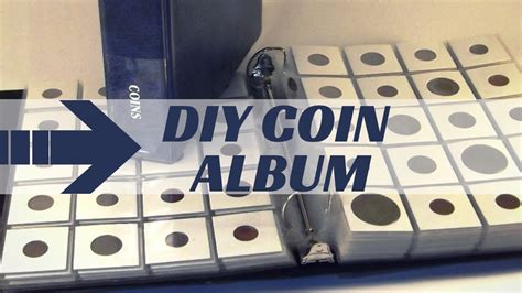 DIY COIN COLLECTION ALBUM - How to make your own coin album for storing ...