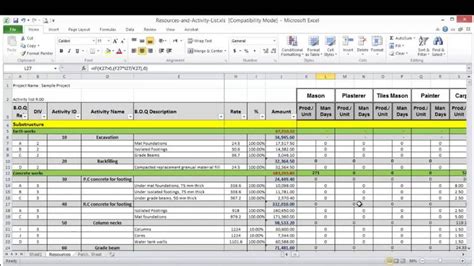 Simple Project Management Resource Plan Template | Project management ...