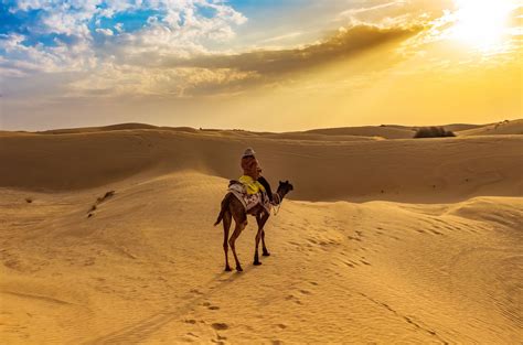 Get high before camel riding through the Thar Desert