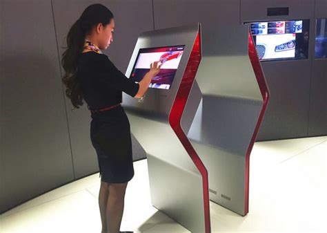 Vertical Display Interactive Touch Screen Kiosk 32”43”55”50”65”Size For ...