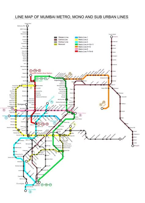 [PDF] Mumbai Metro Route Map PDF - Panot Book