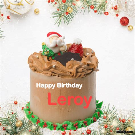 🎂 Happy Birthday Leroy Cakes 🍰 Instant Free Download