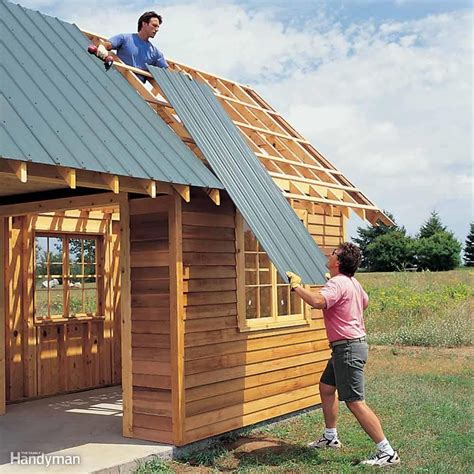 Corrugated Metal Roofing Shed