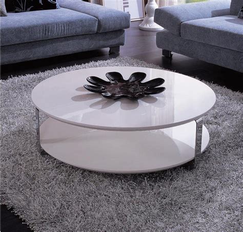 Modern White Round Coffee Table, Furnishing, Art Urbane, Art Urbane ...