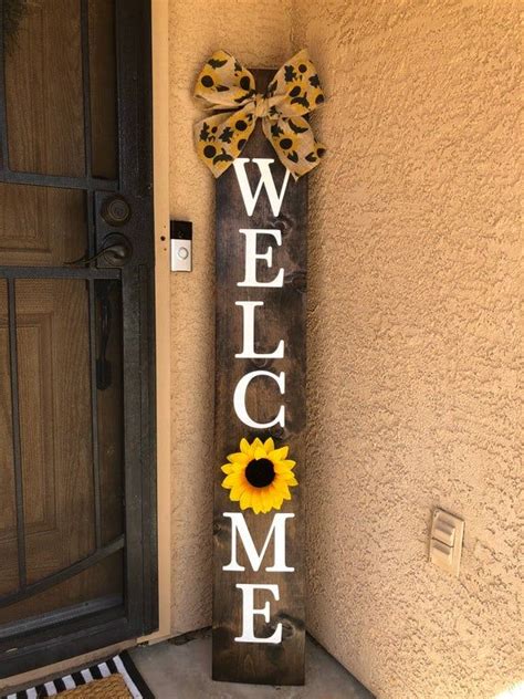 Outdoor Wooden Welcome Signs Diy - pic-fisticuffs