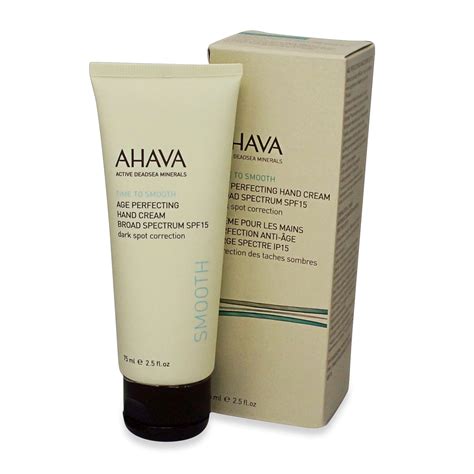 Ahava Age Perfecting Mineral Hand Cream SPF 15 2.5 oz.