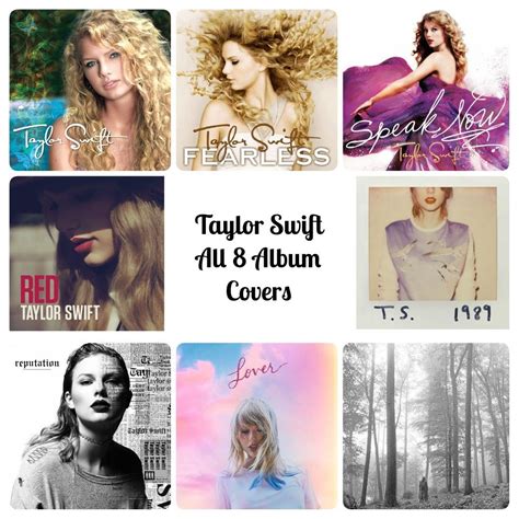 Taylor swift all 8 albums cover | Taylor swift album cover, Taylor ...