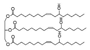 The structure of castor oil. | Download Scientific Diagram