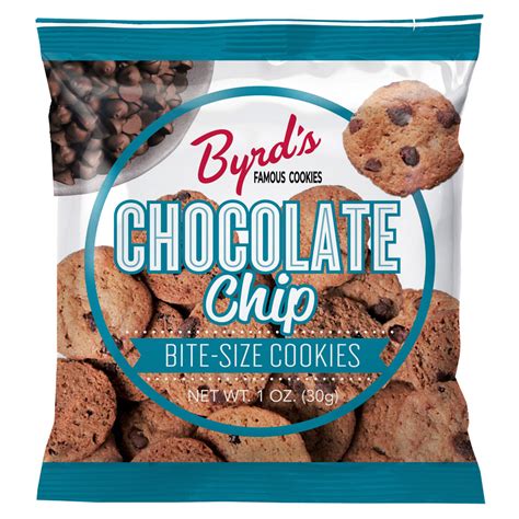 1 oz Chocolate Chip Snack Packs - 50 | Byrd Cookie Company |Savannah GA