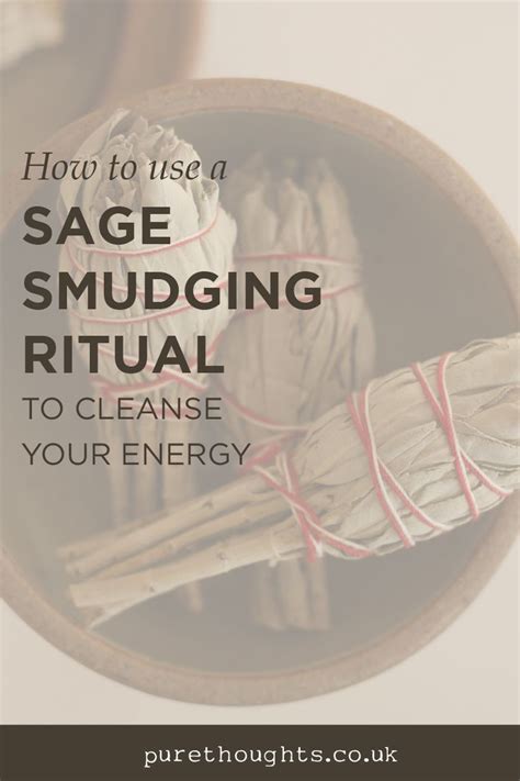 How To Use A Sage Smudging Ritual To Cleanse Your Home | Sage smudging ...