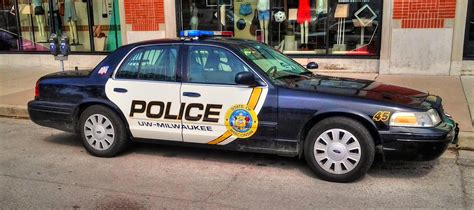 Milwaukee Wisconsin, 6-27-2015. UWM police car. Photo by Joseph D. Toth ...