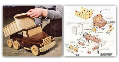 Wooden Toy Truck Plans • WoodArchivist