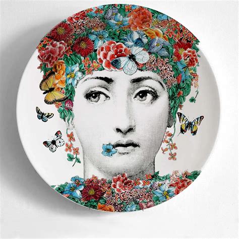 Aliexpress.com : Buy New 8 Inch Fornasetti Plates Home Decoration ...