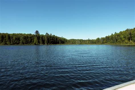 Deep and Clear Itasca County Lake in Minnesota Stock Image - Image of ...