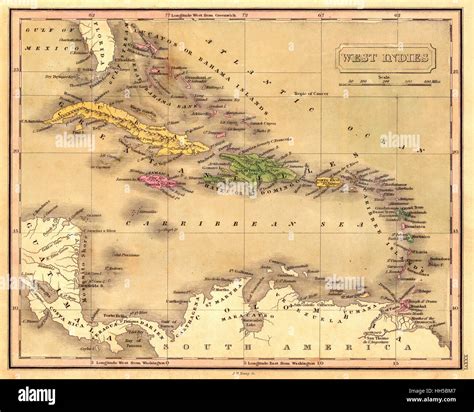 Antique map of cuba hi-res stock photography and images - Alamy