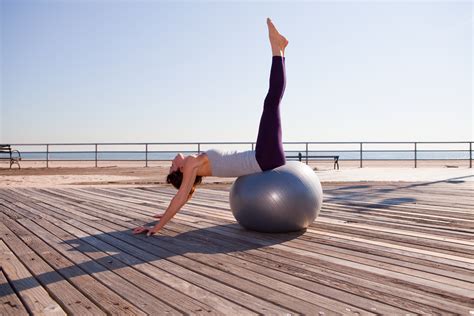 Yoga Workout on the Exercise Ball