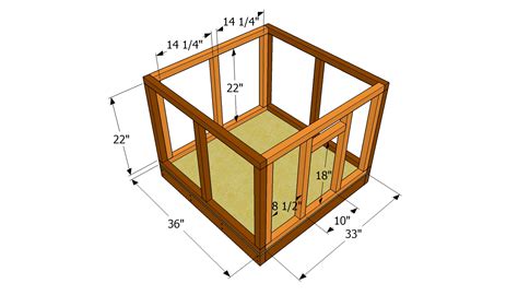 Attaching the walls | Free Garden Plans - How to build garden projects