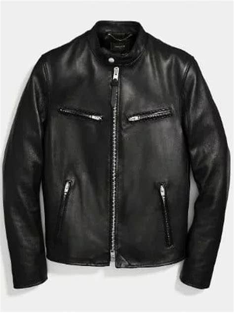 Coach Cafe Racer Leather Jacket