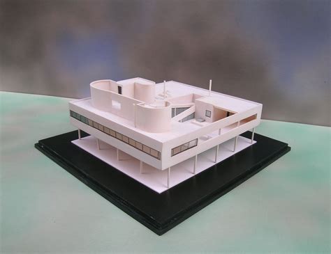 Le Corbusier - VILLA SAVOYE - 1:100 scale model - info &shopping: hi ...