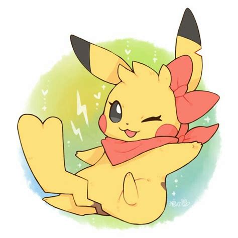 ¡I'm a pretty female Pikachu! Deadpool Pikachu, Pikachu Art, Cute ...