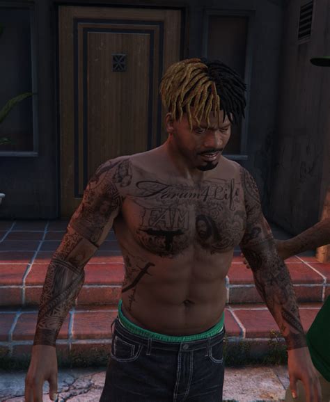 Franklin Geometric Shi'a Tattoos - GTA5-Mods.com